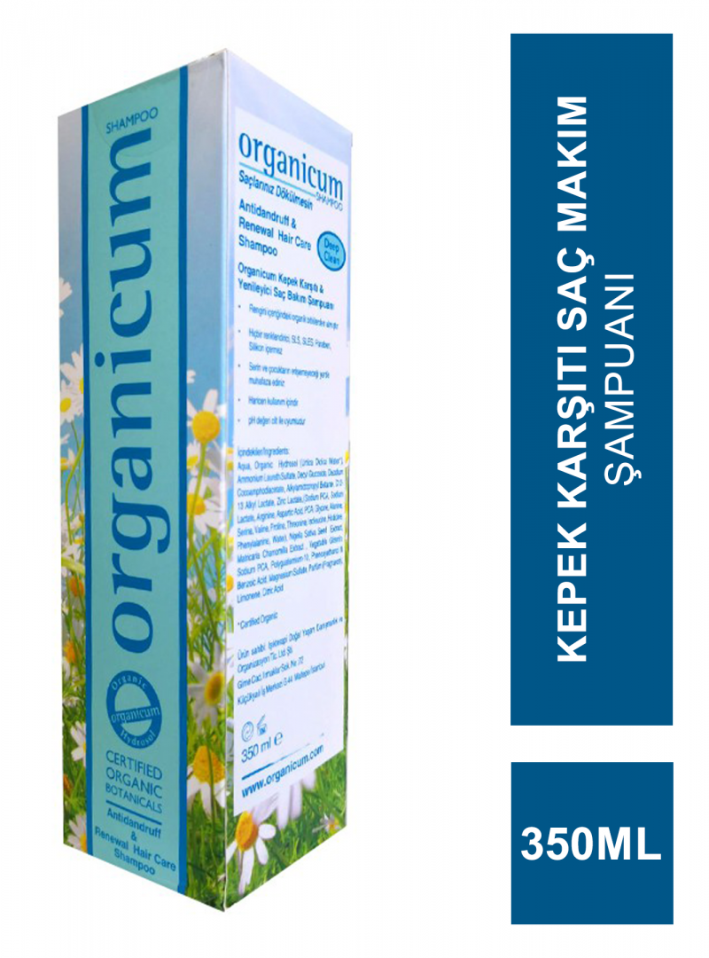 Organicum Kepek Karşıtı & Saç Bakım Şampuanı 350ml