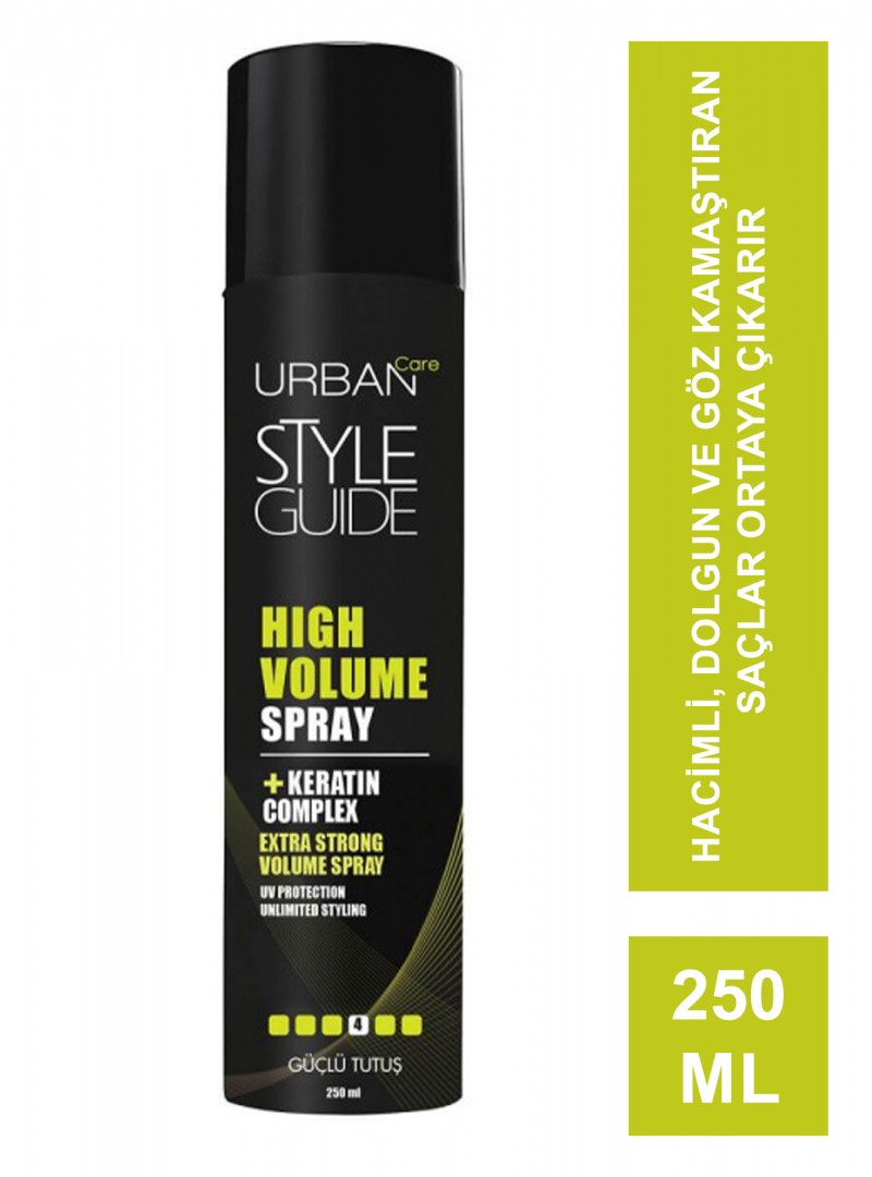 Urban Care Style Guide High Volume Ekstra Hacim Güçlü Tutuş Saç Spreyi 250 ml
