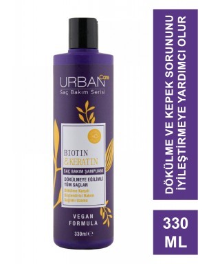 Urban Care Biotin & Keratin Dökülme Karşıtı Saç Bakım Şampuanı 330 ml