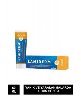 Lamiderm Yara ve Yanık Kremi 60 ml (S.K.T 08-2024)