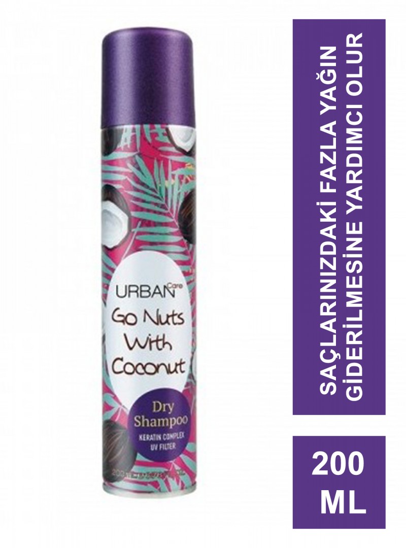 Urban Care Dry Shampoo Go Nuts with Coconut Kuru Şampuan 200 ml