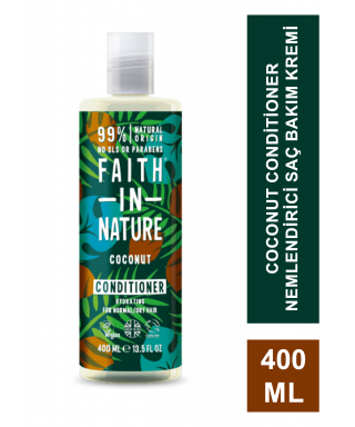 Faith In Nature Coconut Conditioner Nemlendirici Saç Bakım Kremi 400 ml