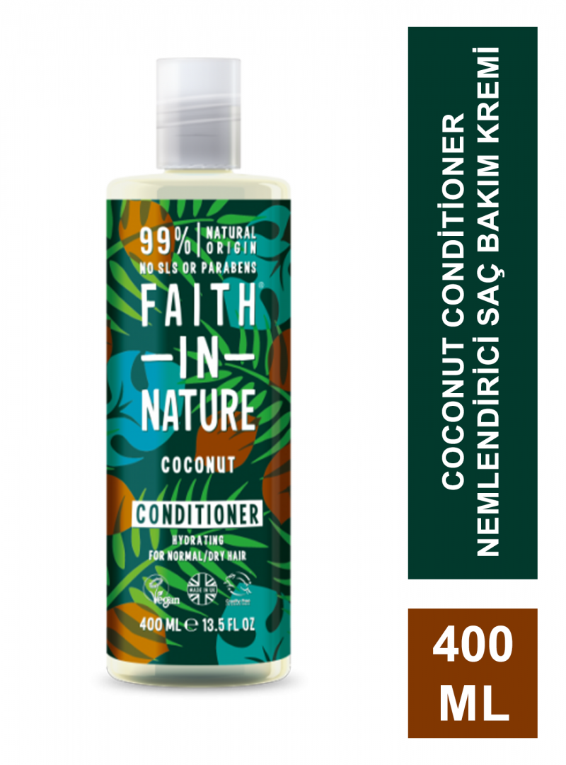 Faith In Nature Coconut Conditioner Nemlendirici Saç Bakım Kremi 400 ml