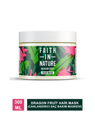 Faith In Nature Dragon Fruit Hair Mask ( Canlandırıcı Saç Bakım Maskesi ) 300 ml