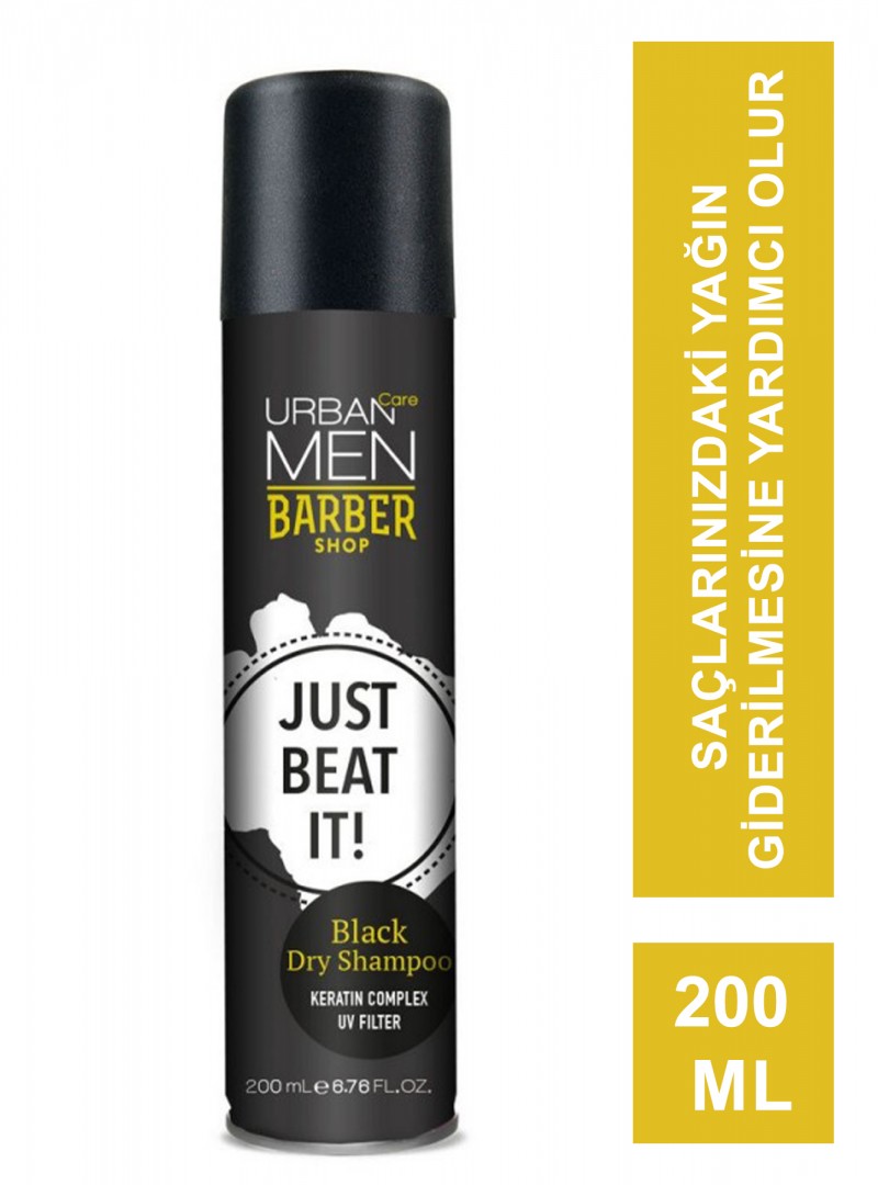 Urban Care Erkeklere Özel Siyah Kuru Şampuan 200 ml-Tüm Saç Tipi
