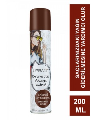 Urban Care Kahve ve Kızıl Saçlar için Kapatıcı Etki Veren Kuru Şampuan 200 ml-Tüm Saç Tipi