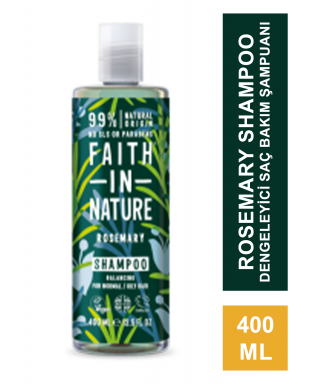 Faith In Nature Rosemary Shampoo Dengeleyici Saç Bakım Şampuanı 400 ml
