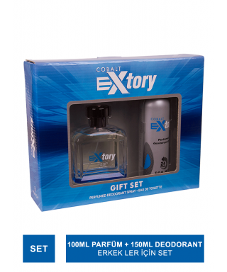 Extory Cobalt Men 100 ml Edt + 150 ml Deodorant