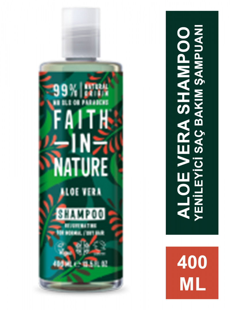 Faith In Nature Aloe Vera Shampoo Yenileyici Saç Bakım Şampuanı 400 ml