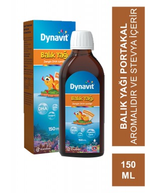 Dynavit Balık Yağı Portakal Aromalı 150 ml (S.K.T 01-2023)
