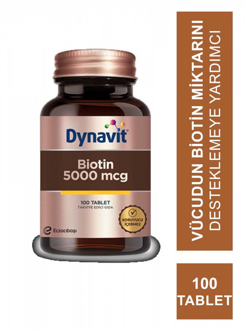 Dynavit Biotin 5000 mcg 100 Tablet