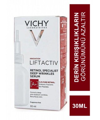 Vichy Liftactiv Retinol Specialist Derin Kırışıklık Karşıtı Serum 30ml (S.K.T 05-2025)