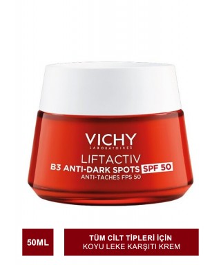Vichy Liftactiv B3 Anti Dark Spots Spf 50 Cream Koyu Leke Karşıtı  50 ml