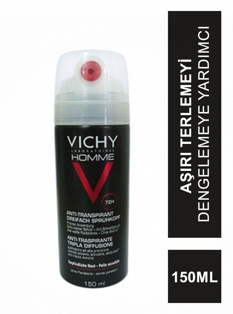 Vichy Deo Homme Anti Transpirant 72H 150ml - Terleme Karşıtı Deodorant