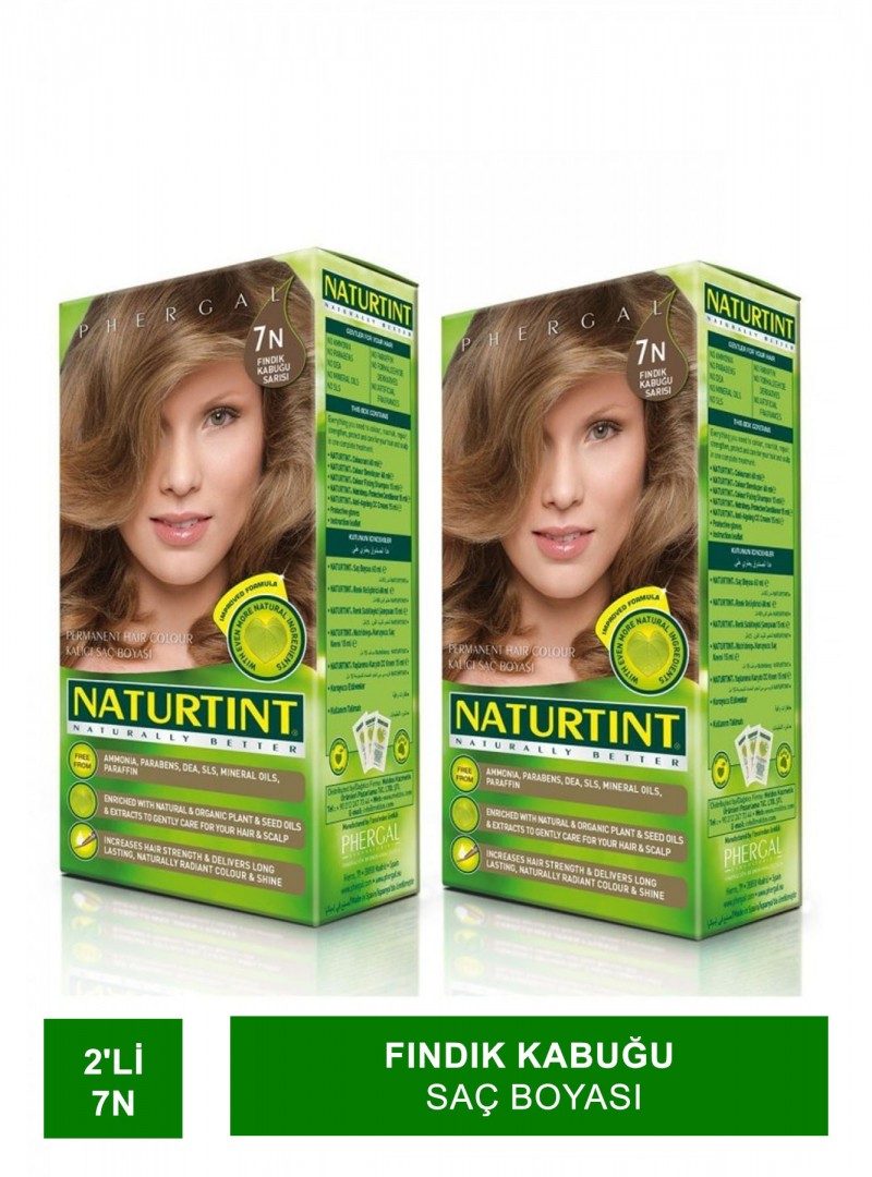 NATURTINT 2’li Set 7n Fındık Kabuğu Saç Boyası