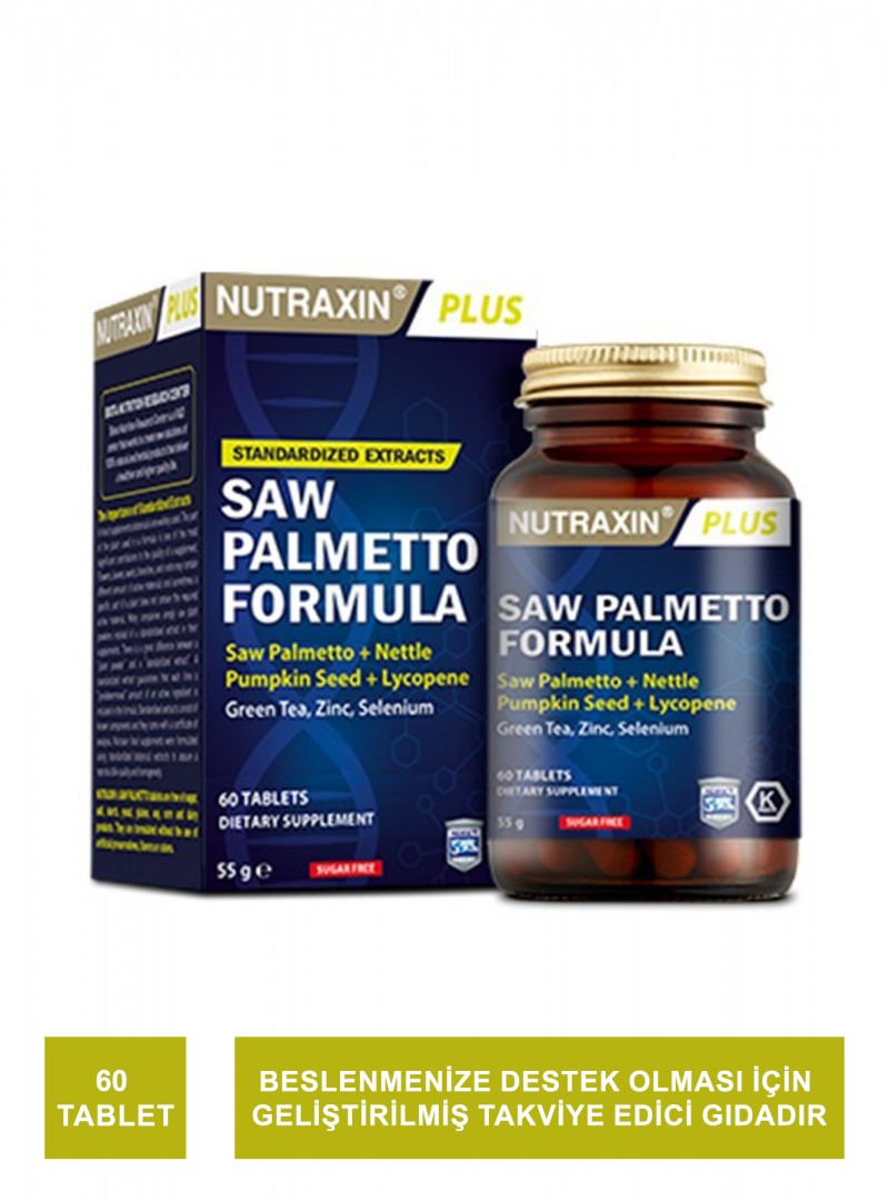 Nutraxin Plus Saw Palmetto Formula 60 Tablet