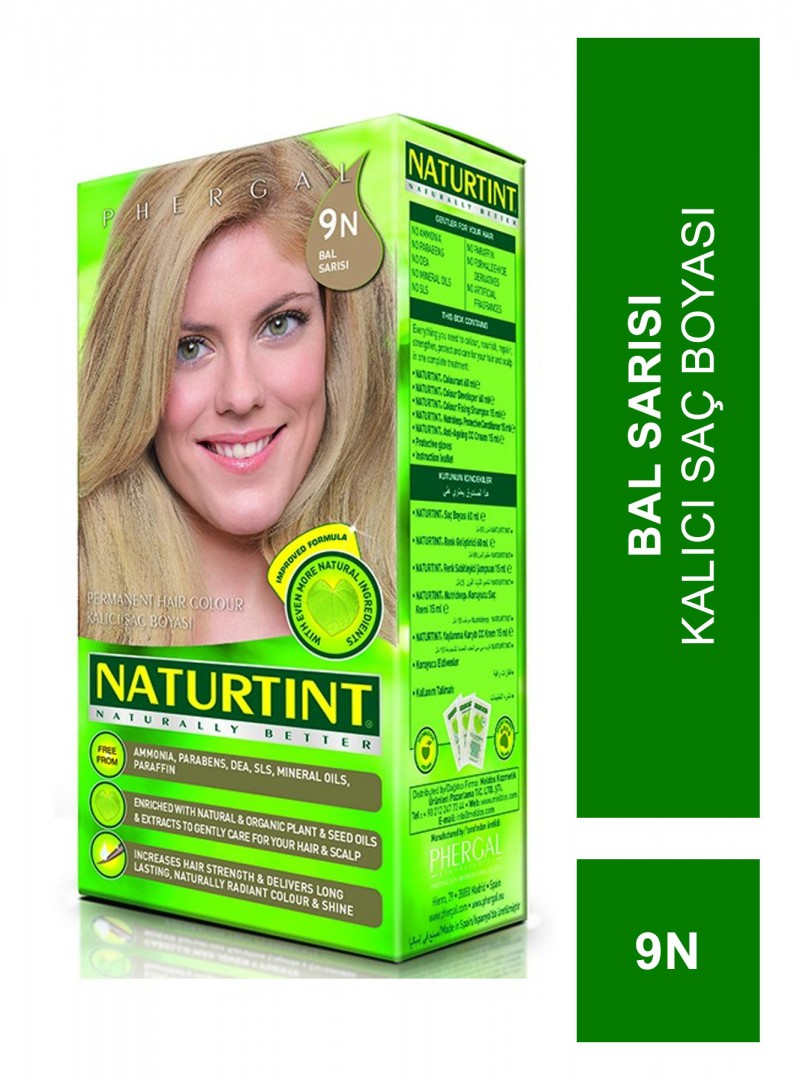 Naturtint Kalıcı Saç Boyası 9N Bal Sarısı 165 ml