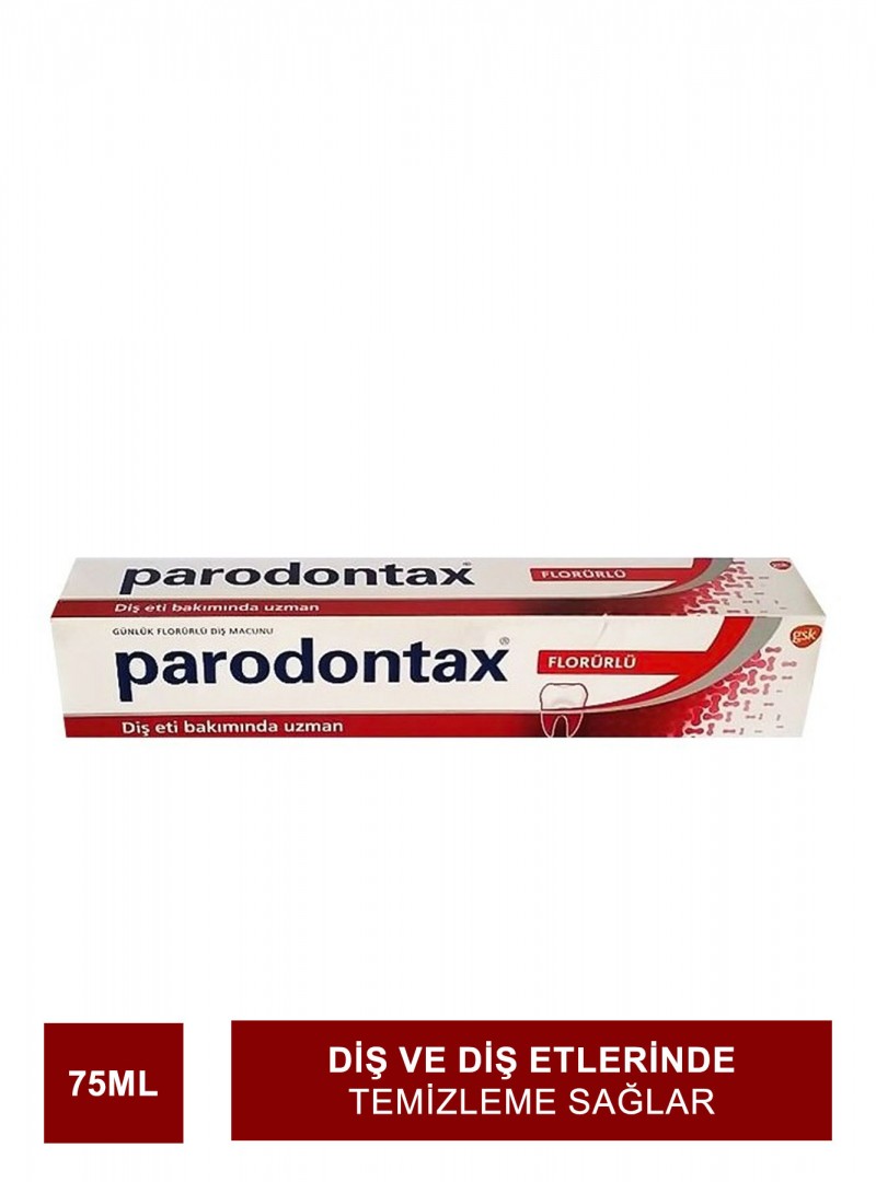 Parodontax Florürlü Diş Macunu 75 ml. (S.K.T 11-2023)