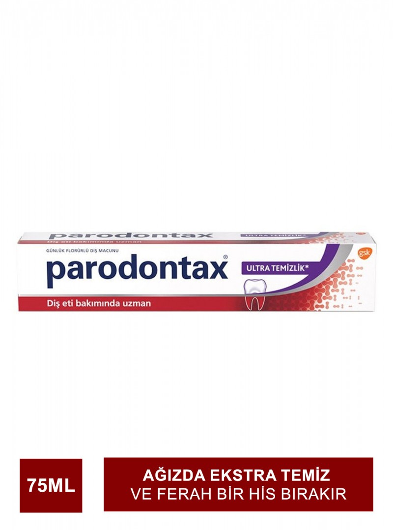 Parodontax Ultra Temizlik Diş Macunu 75ml (S.K.T 11-2023)