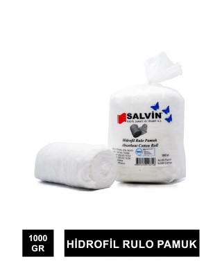 Salvin Hidrofil Rulo Pamuk 1000gr (S.K.T 12-2026)