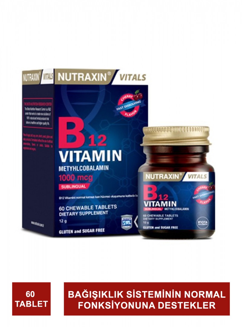Nutraxin B12 Vitamin 60 Tablet