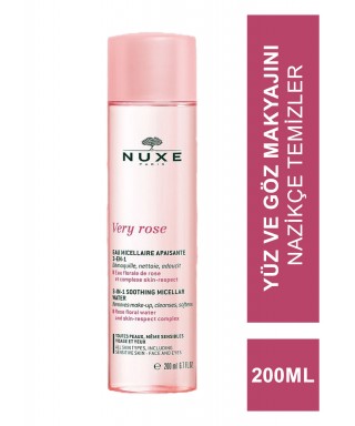Nuxe Very Rose 3-In 1 Soothing  Micellar Water - Yatıştırıcı Misel Su 200 ml