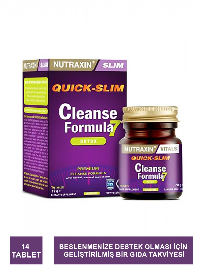 Nutraxin Cleanse Formula 7 14 Tablet