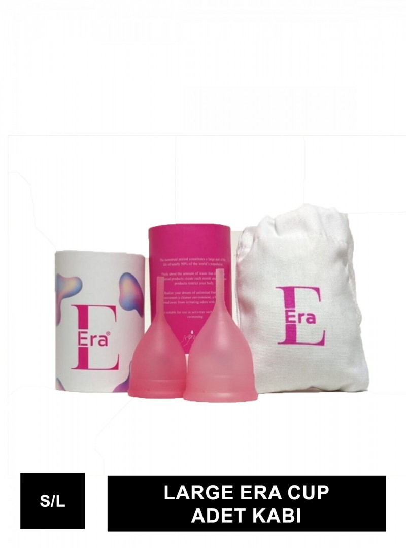 Silicone Era Era Menstrual Cup ( Adet Kabı ) – S/L İkili Paket