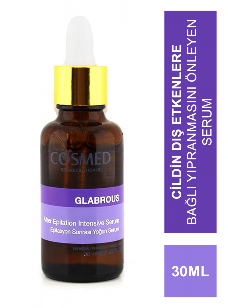 Cosmed Glabrous 30ml - Epilasyon Sonrası Yoğun Serum