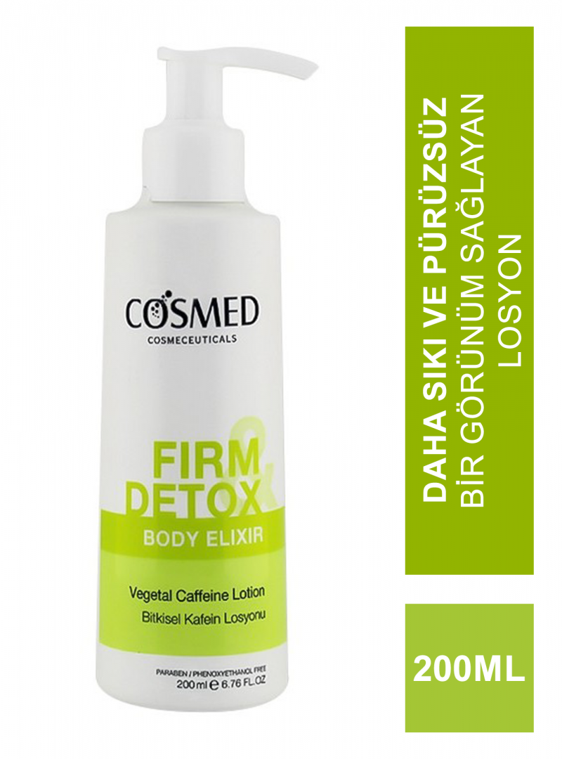Cosmed Body Elixir 200ml - Bitkisel Kafein Losyonu