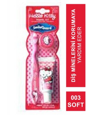 Hello Kitty Seyahat Seti 003 Soft Diş Fırçası+Diş Macunu