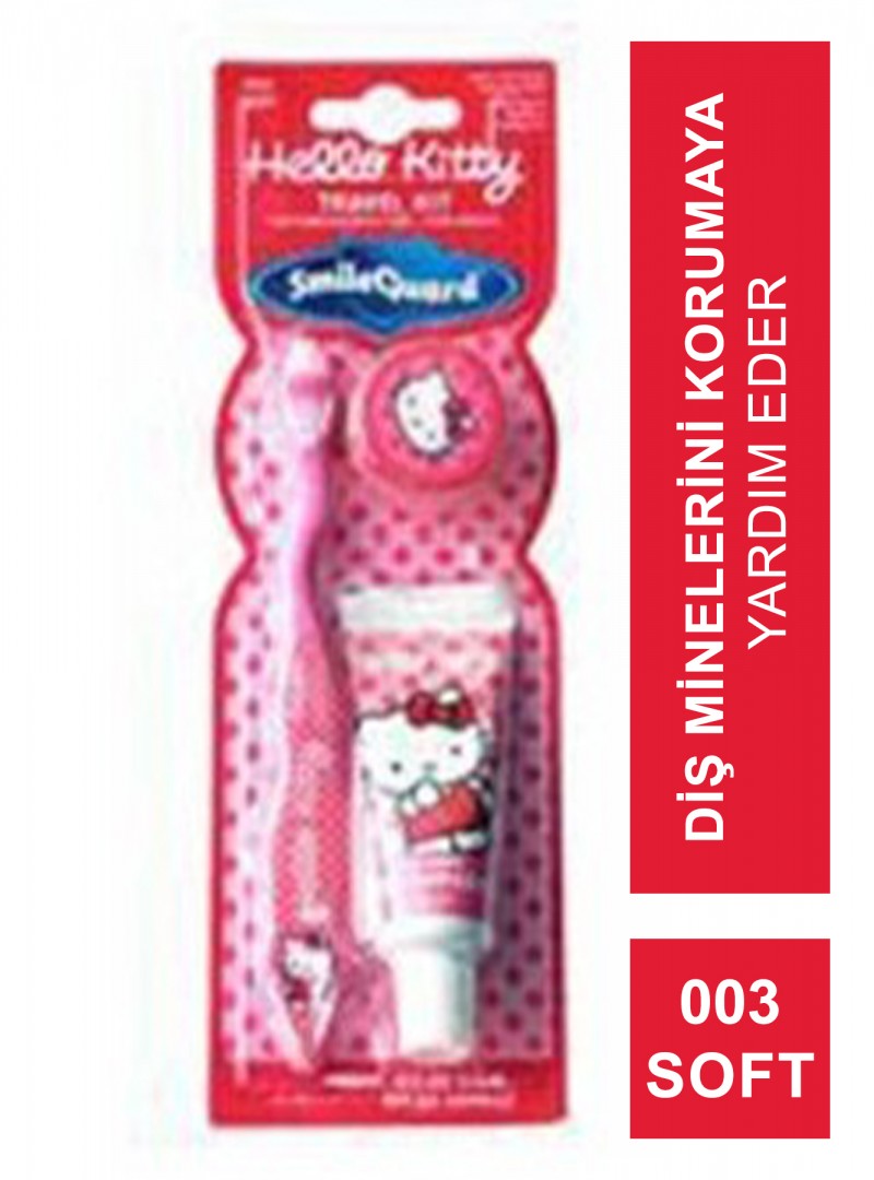 Hello Kitty Seyahat Seti 003 Soft Diş Fırçası+Diş Macunu