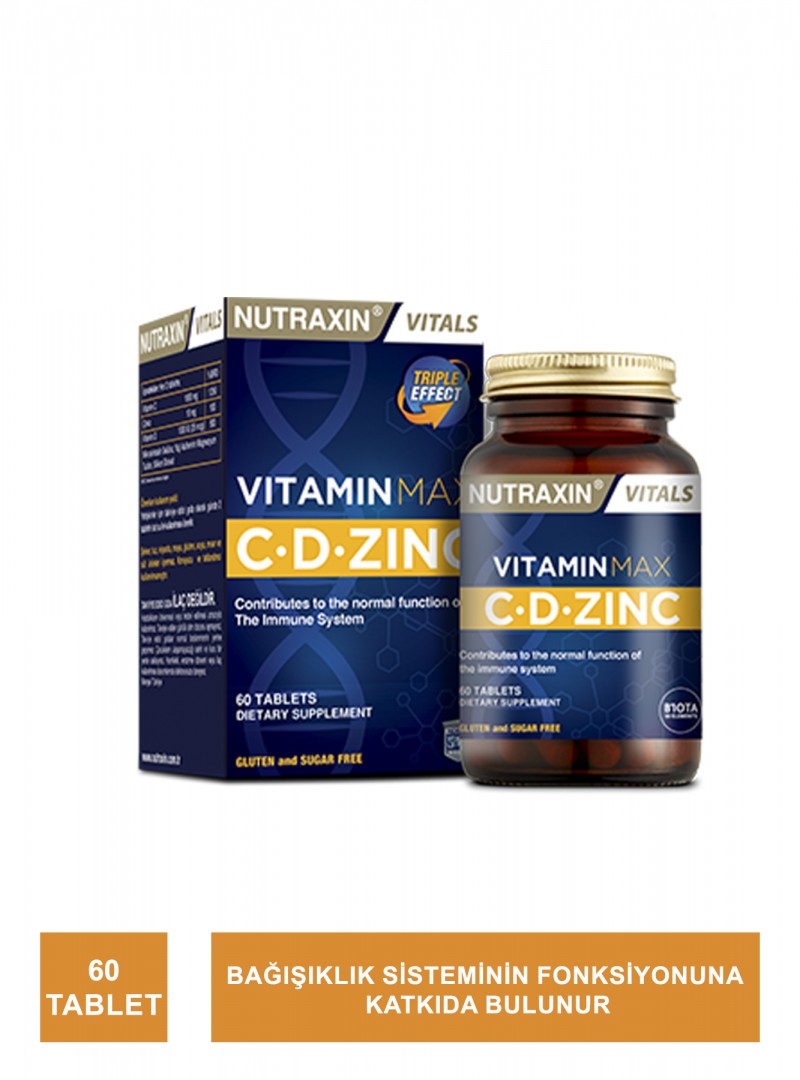 Nutraxin Vitamin Max C.D.Zinc 60 Tablet