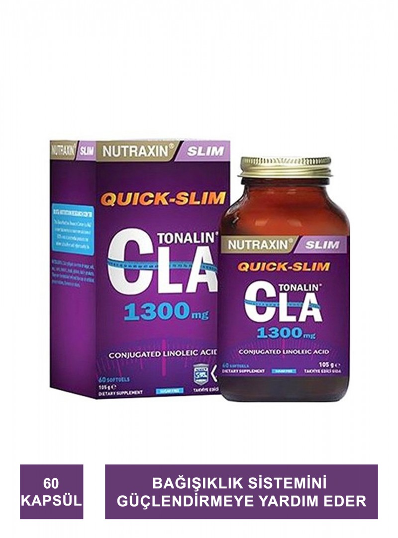 Nutraxin Quick Slim Tonalin CLA 1300mg 60Kapsül