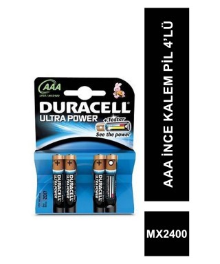 Duracell AAA LR03/MX2400 İnce Kalem Pİl Powercheck