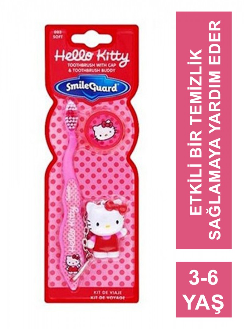 Hello Kitty Anahtarlıklı Diş Fırçası 3-6 Yaş