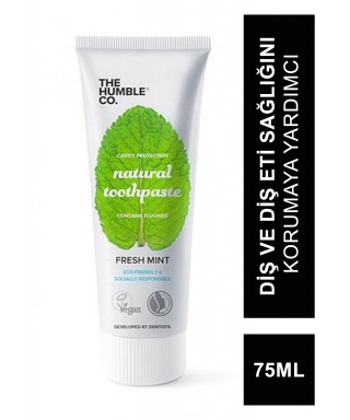 The Humble Co Natural Toothpaste Fresh Mint 75 ml Organik Naneli Diş Macunu