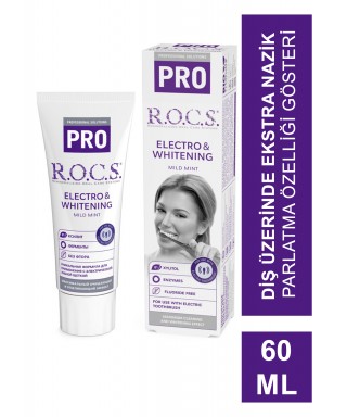 Rocs Pro Electro & Whitening Diş Macunu 60 ml