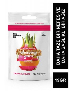 The Humble Co Chewing Gum Tropikal Meyve Aromalı Sakız 19 g