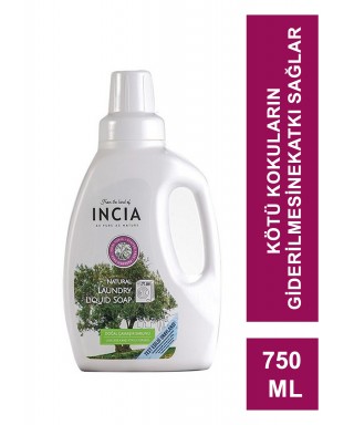 Incia Laundry Liquid Soap 750 ml Doğal Çamaşır Sabunu