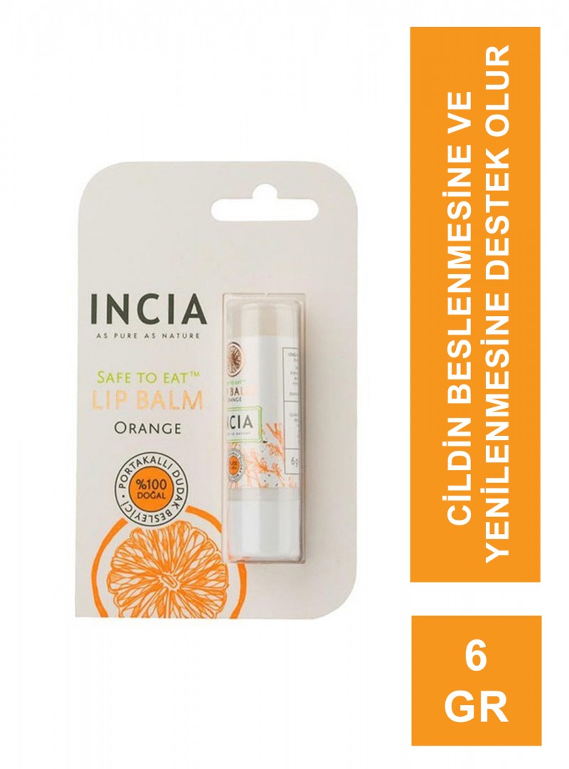 Incia Lip Balm Orange 6 gr Dudak Besleyici