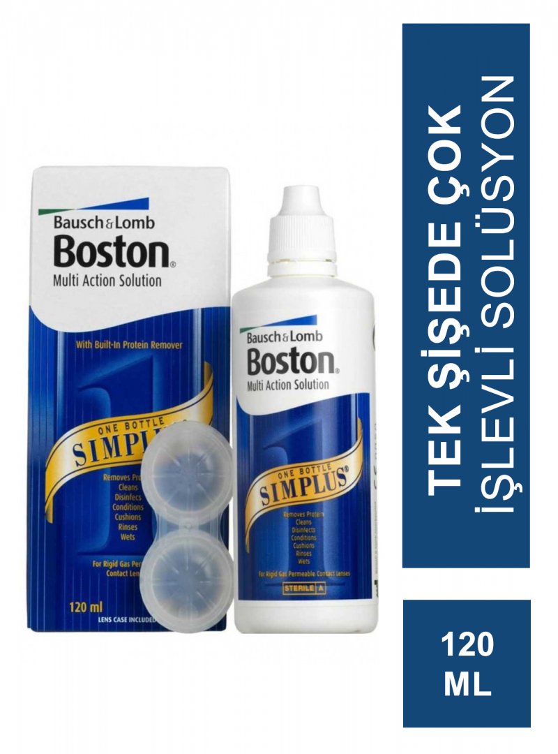 Boston Simplus Sert Lens Solüsyonu 120 ml