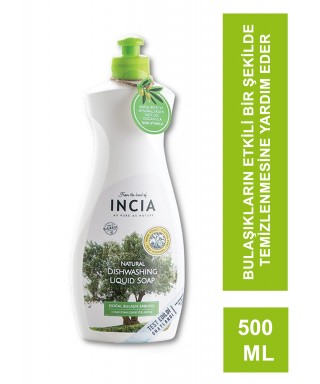Incia Dishwashing Liquid Soap 500 ml Doğal Bulaşık Sabunu