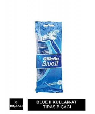 Gillette Blue II Kullan-At Tıraş Bıçağı 5'li