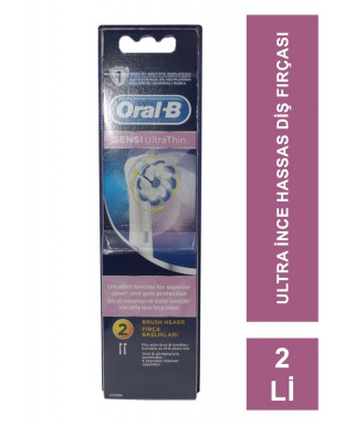 Oral-B Şarjlı Yedeği 2 li Ultra Thin Sensitive