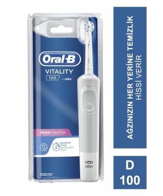 Oral-B Vitality D100 Sensi Ultra Thin Şarj Edilebilir Diş Fırçası