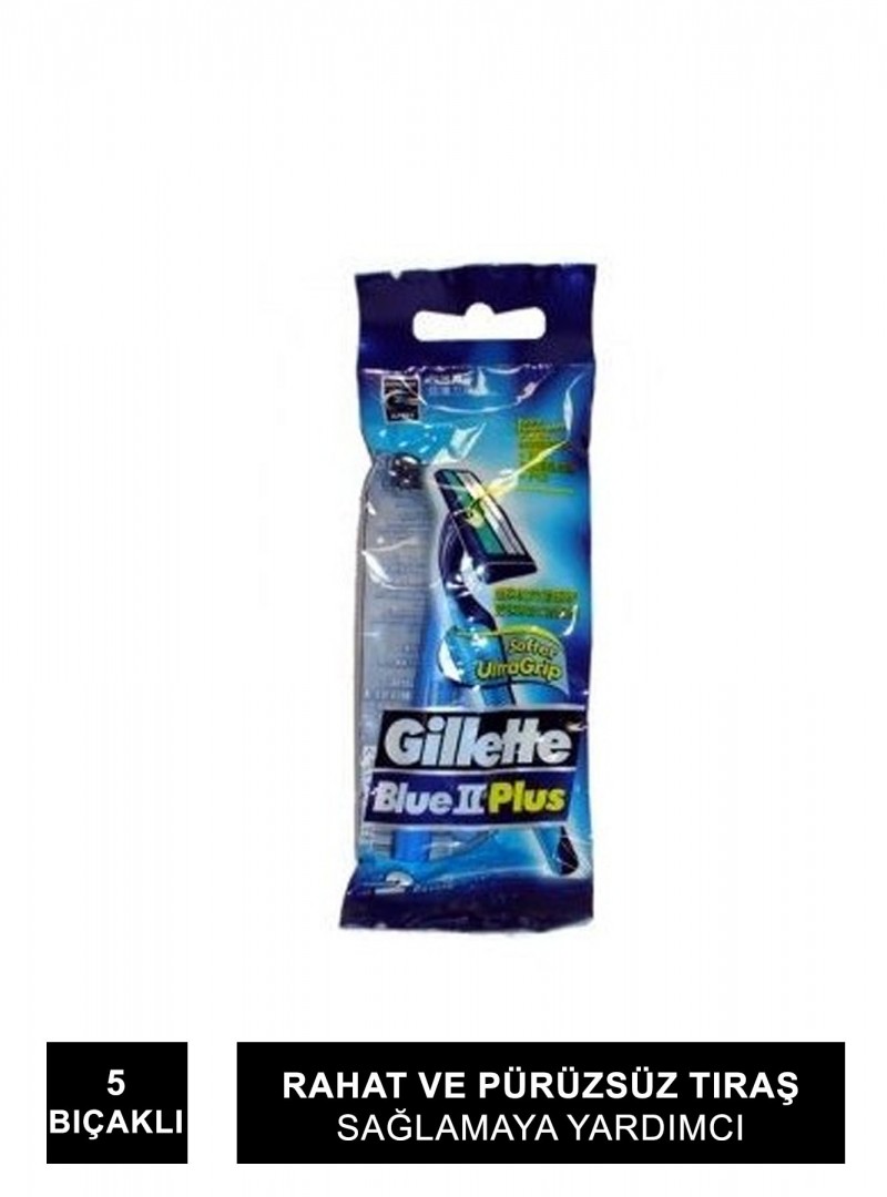 Gillette Blue II Plus 5'li Kullan At Poşet