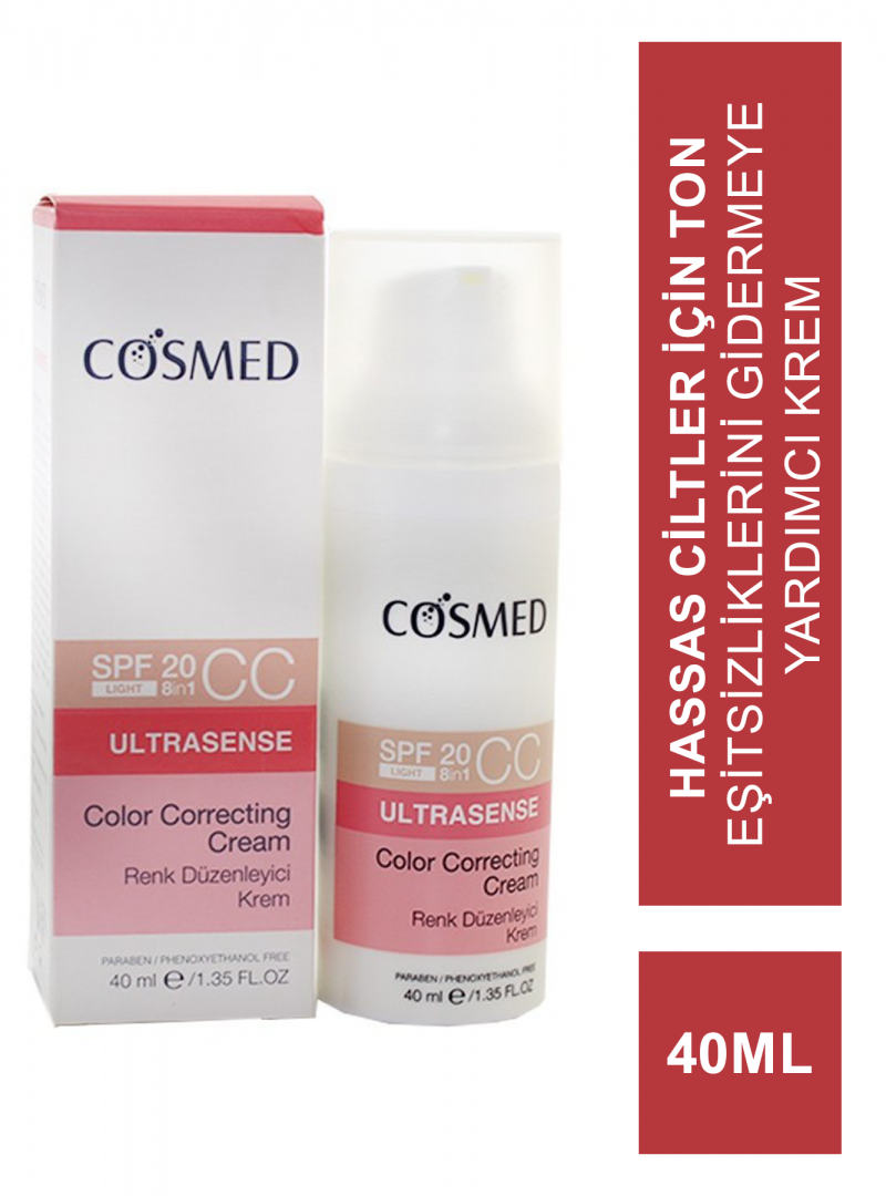 Cosmed Ultrasense Color Correcting CC Cream SPF 20 Light 40 ml