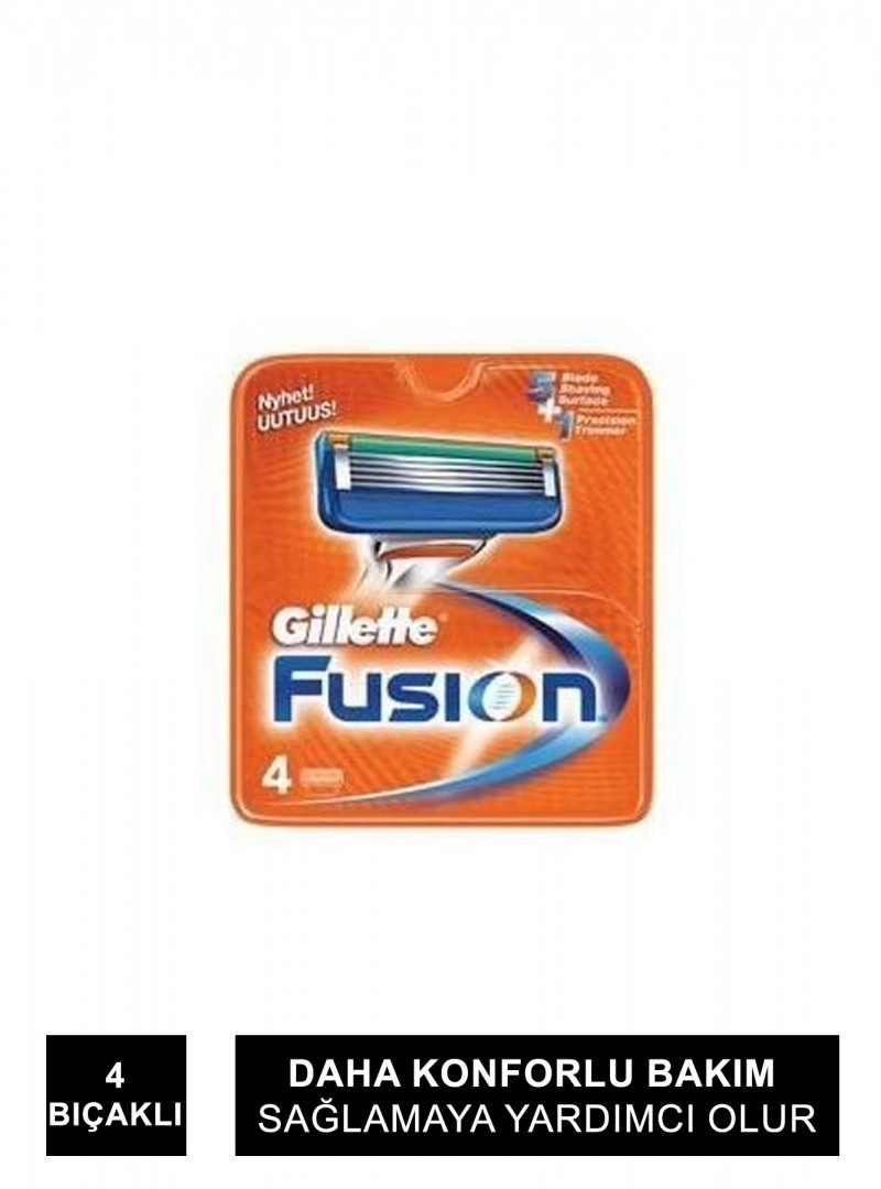 Gillette Fusion Bıçak 4'lü Yedek