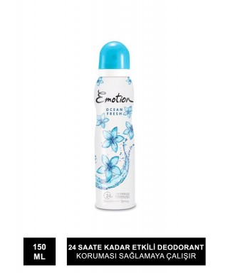 Emotion Ocean Fresh Kadın Deodorant 150 ml (S.K.T 02-2026)